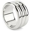 Mr. Steel Elegant Deep C-Ring 40mm Silver