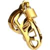 Mr. Steel Brutal Chastity Cage Gold Gold