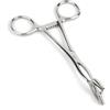 Mr. Steel Cube Tongs V Shape Silver