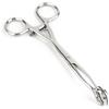 Mr. Steel Cube Tongs O Shape Silver