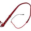 Kiotos Nylon Bullwhip Black & Red 120cm