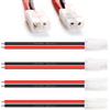 YIXISI 2 Paia Compatibile con Tamiya Adattatore Cavo, Compatibile con Tamiya Maschio e Femmina Connettore Batteria, con Cavo in Silicone 10cm 14AWG, per Veicoli RC e Batterie Lipo