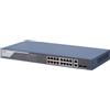 Hikvision DS-3E1318P-SI switch di rete Gestito L2 Gigabit Ethernet (10/100/1000) Supporto Power over (PoE) Nero [301802019]