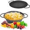 YUZHEDM 28 cm*21,5 cm X 1,6 cm Scolapasta in Silicone Pieghevole Grigio Scolapasta Pieghevole Silicone Colander Setaccio da Cucina Ideale per Scolare Pasta Broccoli Puoi Anche Sciacquare Insalata Frutta