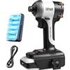Litheli Avvitatore a Impulsi Brushless,Avvitatore Elettrici a Percussione da 1/4 Esagonale con Batteria 20V 10000mAh,230Nm,3500IPM,Cambio a 3 Velocità,Include LED e Gancio per Cintura