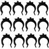 Amazleer Clip per battiscopa da cucina, 12 clip per pannello da bagno fissaggio durevole in plastica ABS per armadi, letti, tavoli e mobili TV installazione semplice e regolabile (12)