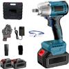 VOLTIX Avvitatore a Impulsi Cordless 21V, 320N.M Motore Brushless, Avvitatore a Percussione a 2 Velocità, Elevata Coppia, con Luce LED, Batteria Ricaricabile, Ideale per Riparazione Auto, Fai da Te e