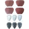 Grizzly Tools Set di 30 Pezzi di Carta Abrasiva per Levigatrice a Mano Parkside PAHS 10.8 A1, PAHS 12, PHS 160 B2, B3, PMS 130, XQ², XQ² SE, Dimensioni Come PHSZ30B2, PHSZ30C3 e PHSZ18C3