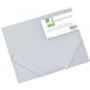 Q-CONNECT Cartellina a 3 lembi Q-Connect A4 ppl dorso espandibile 0-3 cm trasparente - KF02315