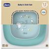 Chicco Set di Piatti 12m+ colore Azzurro, 2 piatti