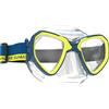 SALVIMAR Maschera Ragazzo MORPHEUS MID Silicone TRASPARENTE - PETROL/GIALLO Sub Snorkeling