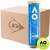 DUNLOP TB AUSTRALIAN OPEN CARTONE 18 TUBI Palline Tennis Box 72