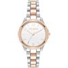 Steve Madden Orologio da donna, Bianco/Bicolore