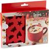 Decora, 0255235, Placca Tagliapasta Mini Milk CupCookies, ideale per realizzare 22 mini biscotti natalizi, da affondare nel latte per rendere unica la colazione di Natale.