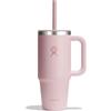 HYDRO FLASK - Travel Tumbler 709ml (24 oz) con coperchio a incastro per cannuccia chiudibile - Acciaio inossidabile - Coperchio resistente agli schizzi - Trillium