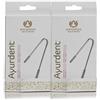 Maharishi Ayurveda Raschietto per lingua per adulti, in acciaio inox, per combattere l'alito cattivo, 100% per l'igiene orale, confezione da 2