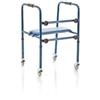 Moretti Deambulatore smontabile in alluminio verniciato 4 ruote piroettanti Ø 7,5 cm serie Click Art. RP748