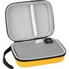 Musiin Guitar Pick Holder Case compatible with Fender Dunlop D'Addario Dunlop Musical Instrument Guitar Accessories, All Size Picks Storage Pouch Box-Bag Only (Yellow)