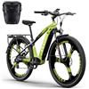 Antgooat MTB bicicletta elettrica montagna adulti, 29 off-road electric bike, bici elettrica fuoristrada uomo, 75Nm unisex mountain ebike, Li-batteria rimovibile 48V 14Ah gamma 90-120km (verde)