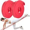 KLLJ Elastici Palestra,2 pezzi Elastici Fitness Resistenza,Bande Elastiche,Fitness Resistance Band,Banda Elastica Fitness,Per lo Yoga di Stretching Fisico di Allenamento Pilates