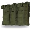 OAREA MOLLE Borsa tattica per caricatore a tre gambe, borsa ad alta velocità AK AR M4 FAMAS Mag Military Paintball Airsoft Nylon 1000D