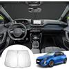 GAFAT [Upgrade] GAFAT Compatibile con Peugeot 208 e-208 Restyling 2019-2025 2026 Parasole per Parabrezza interno, Accessori 208 GT Line Parabrezza Parasole, Protezione Solare, Raffreddamento, Protezione UV