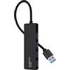 HOPDAY Hub USB 3.0, Hub USB ultrasottile a 4 porte, Hub USB 3.0 ad alta velocità per Macbook, Mac Pro/Mini, Mac, Surface Pro, XPS, unità flash USB, PC notebook, laptop, dischi rigidi esterni