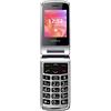 MP myPhone Rumba 2 Nero, Telefono Cellulare per Anziani, tasti grandi, Telefonino con Base Ricarica, Grande Schermo, Facile da usare, Tastiera Fisica, Li-ion 800 mAh, 2,4 Display, Funzione SOS