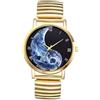 Silverora Orologi Donna Uomo Elastico: Analogici Quarzo Coppia Orologi Con Numeri Romani Impermeabile Cinturino In Acciaio Inossidabile Orologi Da Uomo Orologi Da Donna Regali, Uomo Bagu-oro,