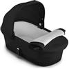 CYBEX Navicella per lettino Gold GAZELLE S, dalla nascita a circa 6 mesi (max. 9 kg), per CYBEX Gazelle S ed e-Gazelle S, Moon Black