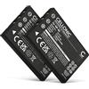 CELLONIC, Batteria per Fotocamera, Compatibile con Toshiba Camileo H20, P10, H30, PDR-5300 (3.7V, 1180mAh) 2 Pezzi