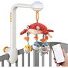 TUMAMA Culla Mobile Set Luce Musicale Animali Morbidi Appesi Sonaglio Giocattoli Muto Spin Motore Asilo Nido Macchina per Dormire per Neonato 0 3 6 9 Mesi Neonato Regali per Bambini