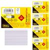 Idena 90280 - Schede DIN A8, 500 pezzi foderati, flashcard in carta FSC-Mix da 180 g/m² in bianco, per la scuola e l'ufficio