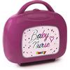 Smoby- Baby Nurse Vanity + 12 Accessori Inclusi, Colore Prugna, 220341