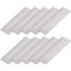 METALLIXITY Vuoto Metallo Carta (80mm x 30mm x 0.4mm) 20pz, Spazzolato 201 Inossidabile Acciaio Targhetta - per Casa Interno Fai-da-Te Segnaletica Incisione, Argento Tono