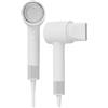 RAYPOW 2025 Nuovo asciugacapelli professionale ionico con ugello per testa Hair Dryer portatile 3 Tenperature 1600 W Tecnologia IA e 200 milioni di ioni negativi per casa, viaggi, palestra (bianco)