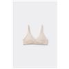 Tezenis Reggiseno Triangolo Bimba Imbottitura Estraibile Bambina Avorio