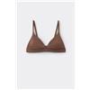 Tezenis Reggiseno Triangolo Lisbon Microfibra Riciclata Donna Marrone