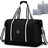 SPAHER Bagaglio a Mano 55x40x23 cm Lufthansa Tui Airways Borsone da Viaggio Pieghevole Donna Uomo Borsa Palestra Cabina Borse a Mano Travel Duffel Bag Borsa da Viaggio per Weekend con Borse Trucco