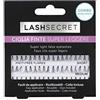 Capello point Lash Secret Individual - Ciglia Finte a Ciuffetti Riutilizzabili Varie Misure - Colla Inclusa - Individual Combo senza Nodino