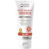 Wooden Spoon Crema Solare Biologica Baby & Family "Sweet Mango" SPF 50 - 100% Naturale, Zinco Invisibile, Senza Aloni Bianchi, Ipoallergenica, Vegana, Resistente all'Acqua - 100 ml