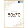 Wackadoo Cornice portafoto 50 x 70 cm, colore naturale, cornice portafoto con vetro in legno italiano