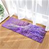Sticker Superb. 3D Viola Lavanda Tappeto da Bagno Assorbente Antiscivolo, Soffice Microfibra Tappetini da Bagno (Viola, 50 x 80cm)