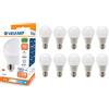 Velamp lampadina LED forma a goccia (A60) - Confezione risparmio - Attacco a vite grande (E27) - Potenza 11W Equivalenti 75W - Luminosità 1055ln - Temperatura colore 3000K (lucecalda)