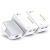 TP-Link TL-WPA4220 TKIT 2-Port Powerline Adapter WiFi Starter Kit, Range Extender, Broadband/WiFi Extender, WiFi Booster/Hotspot, No Configuration Required, UK Plug