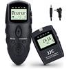 JJC - Telecomando wireless Cavo di scatto con cavo di scatto Intervalometro Timer per Canon EOS R50 V R6 R RP M6 M6 Mark II M5 EOS 200D II 250D 90D 80D 850D 800D 760D 750D PowerShot G5 X G3 X