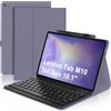 WINCHKING Tastiera con Custodia per Lenovo Tab M10 3rd Gen 10.1, Tastiera Italiano Slim Bluetooth Rimovibile per Lenovo Tab M10 3rd Gen TB-328FU/TB-328XU, Viola lavanda