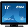 iiyama ProLite T1721MSC-B2 Monitor PC 43,2 cm (17") 1280 x 1024 Pixel SXGA LED Touch screen Da tavolo Nero