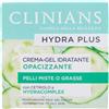 CLINIANS | Hydra Plus Crema Viso Idratante Opacizzante, Dermatologicamente Testato, Made in Italy, 50 ml