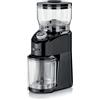 Ariete 3023 Coffee Grinder 3023, Macinacaffè con macine coniche in acciaio inox, 200W, 14 livelli di macinatura, Capacità serbatoio 200 g, da 2 a 12 tazze, Nero